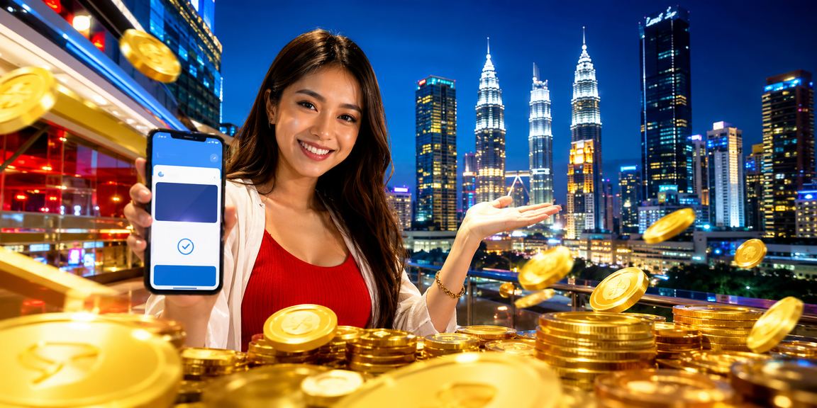 Aplikasi kasino mudah alih Kuala Lumpur dengan paparan jackpot dan antara muka berwarna lembut