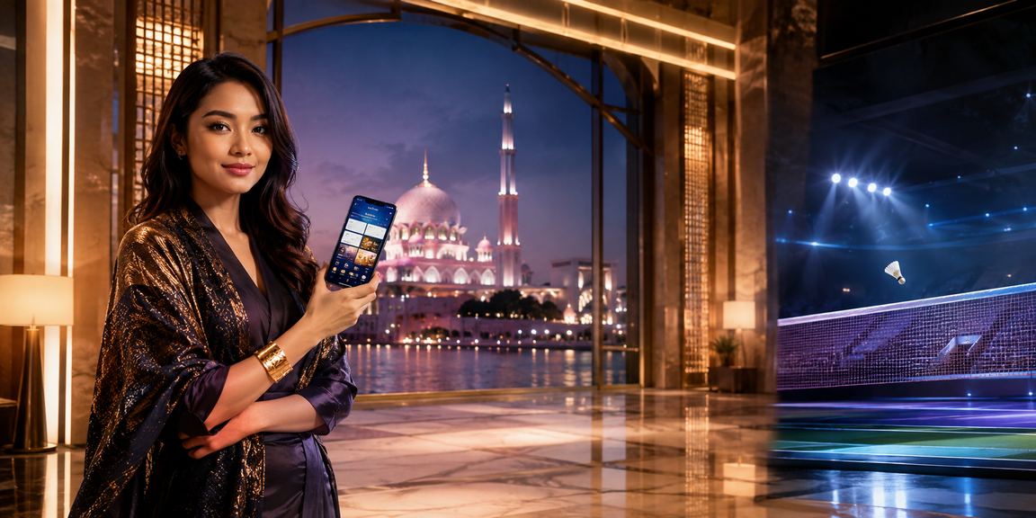 Paparan platform pertaruhan digital di Putrajaya dengan antara muka meja permainan yang moden